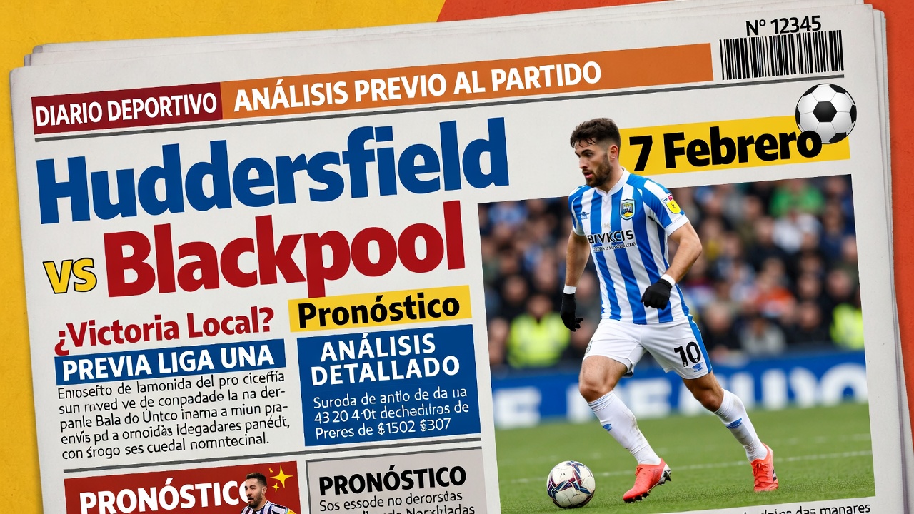 Huddersfield vs Blackpool ¿Victoria Local Pronóstico 7 Febrero