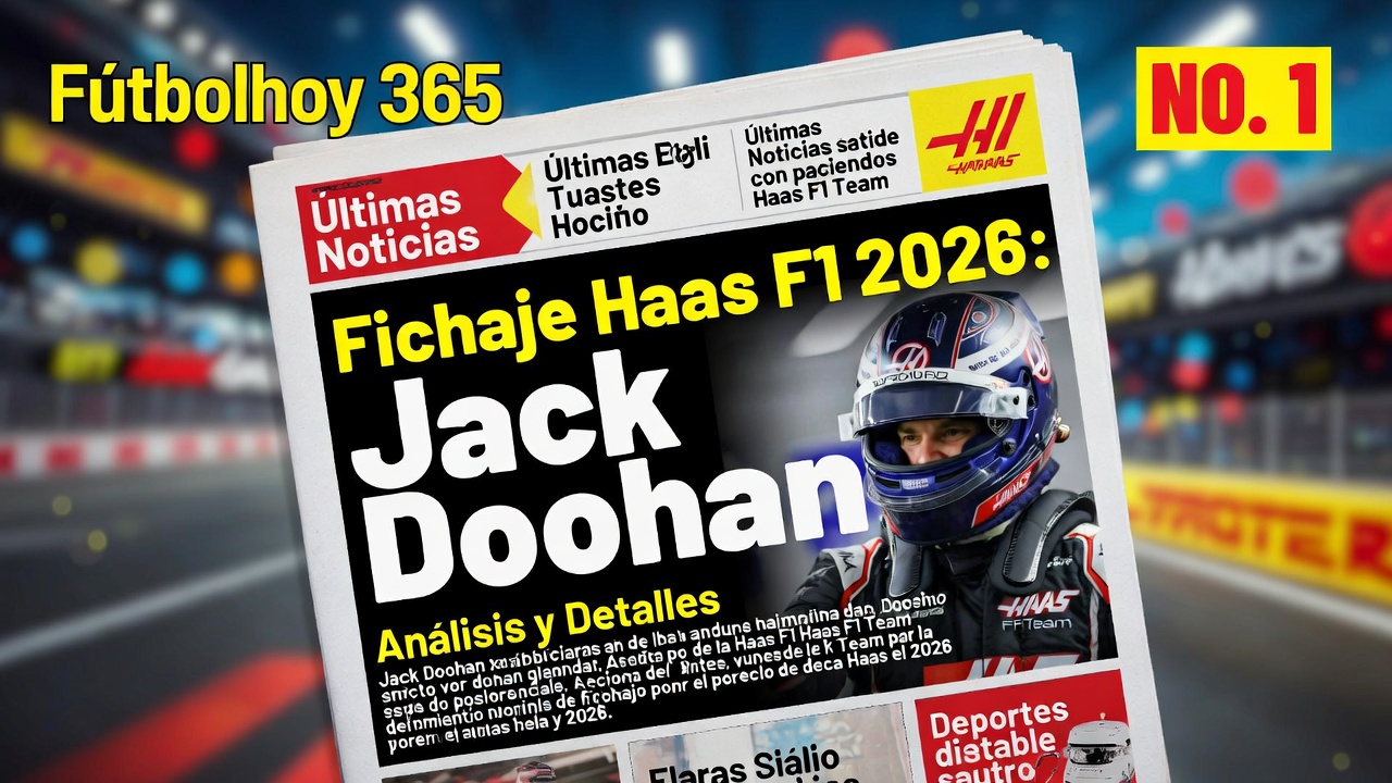 Jack Doohan Fichaje Haas F1 2026 Análisis y Detalles