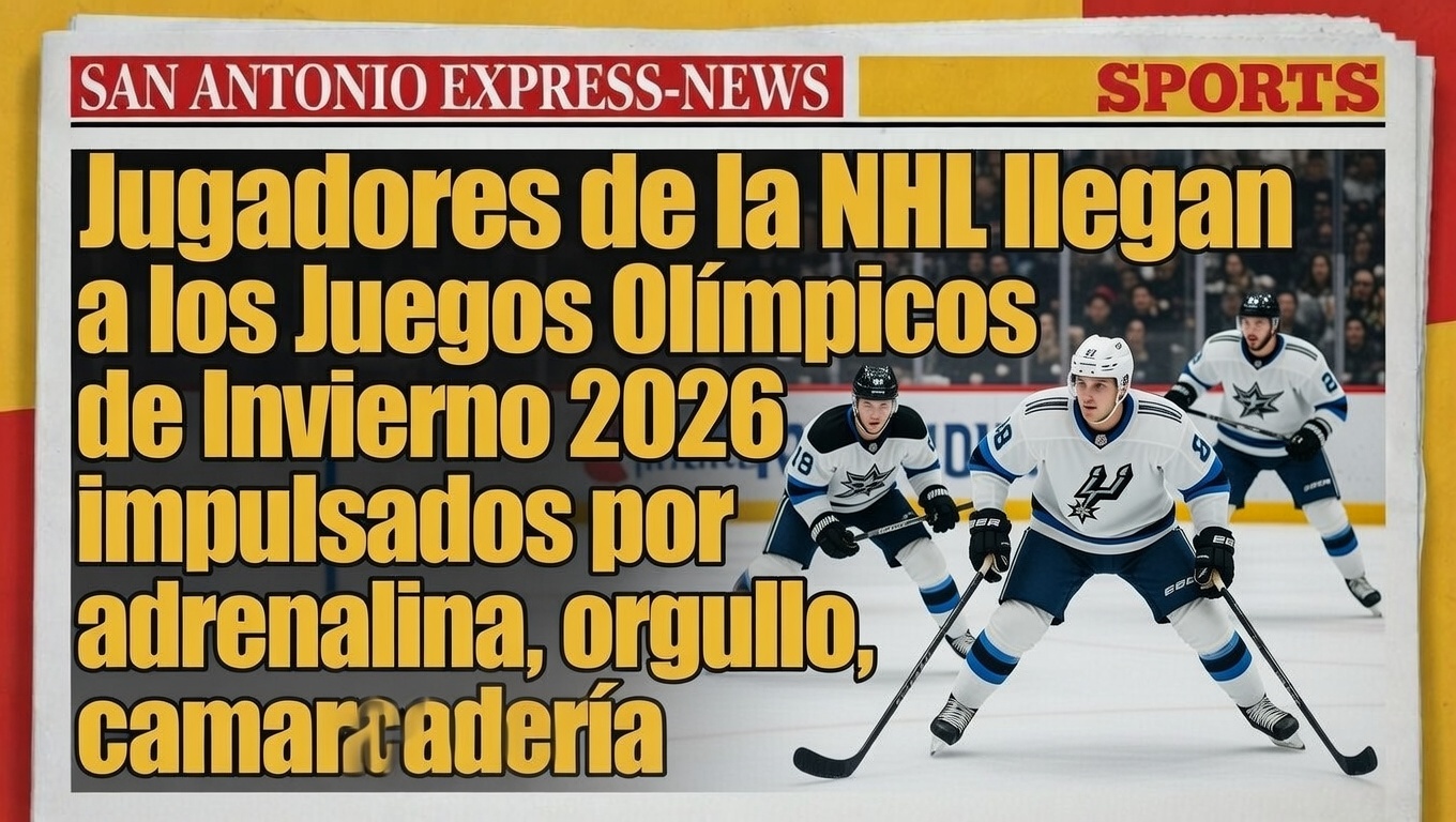 Jugadores de la NHL llegan a los Juegos Olímpicos de Invierno 2026 impulsados por adrenalina, orgullo y camaradería