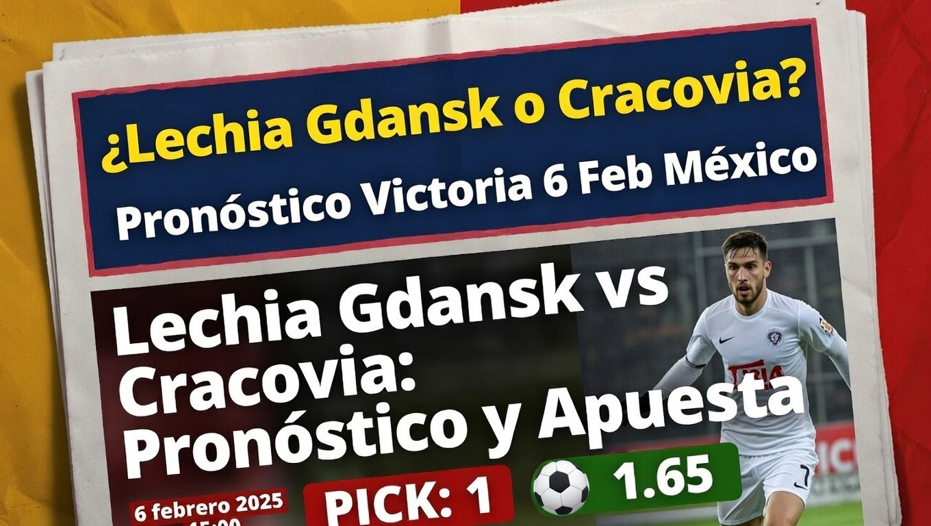 Lechia Gdansk vs Cracovia Pronóstico Victoria 6 Feb México
