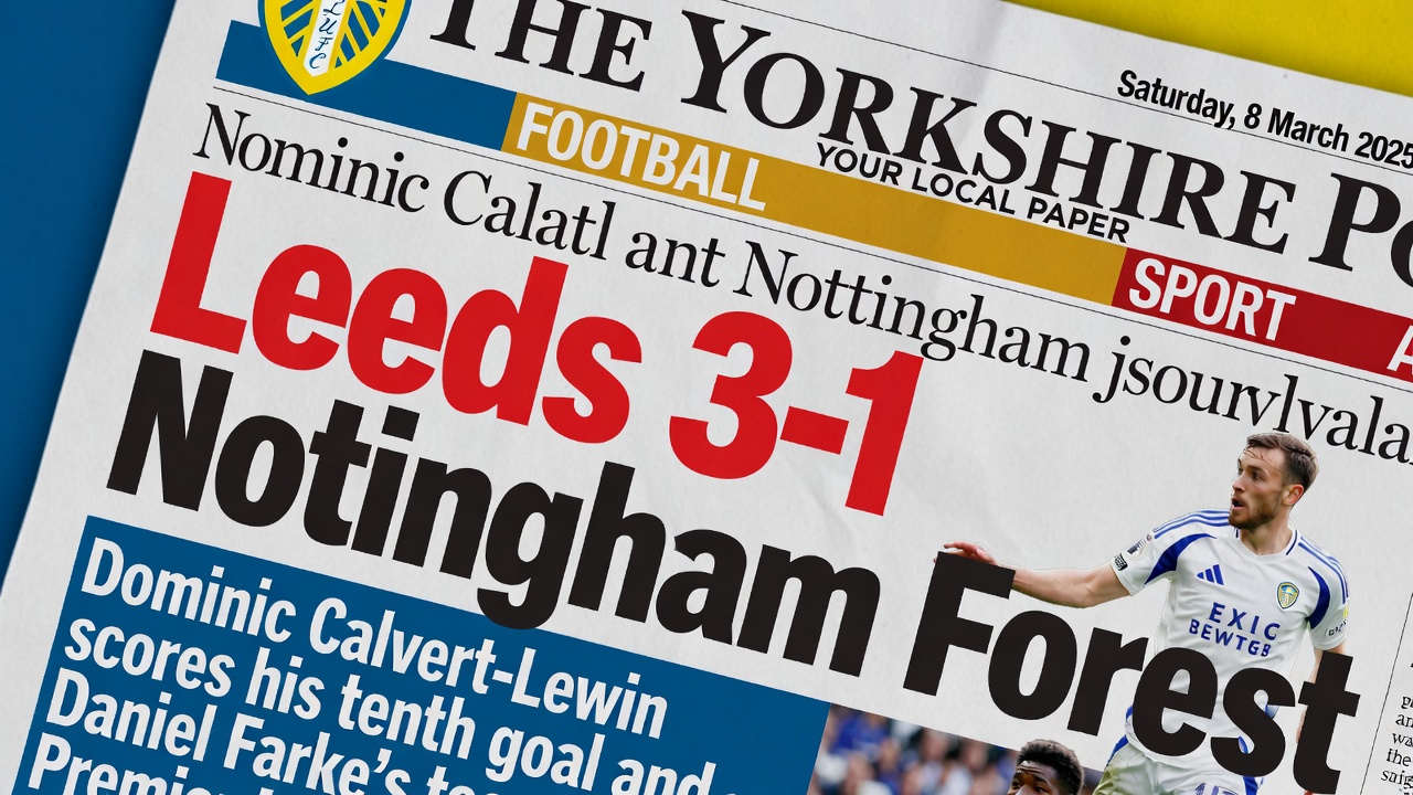 Leeds 3-1 Nottingham Forest Dominic Calvert-Lewin anota su décimo gol y equipo de Daniel Farke impulsa salvación en Premier League