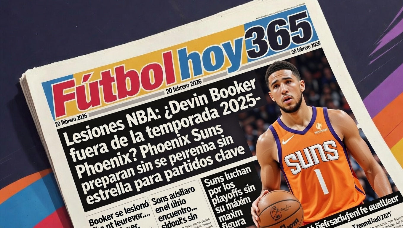 Lesiones NBA ¿Devin Booker fuera de la temporada 2025-26 Phoenix Suns se preparan sin su estrella para partidos clave