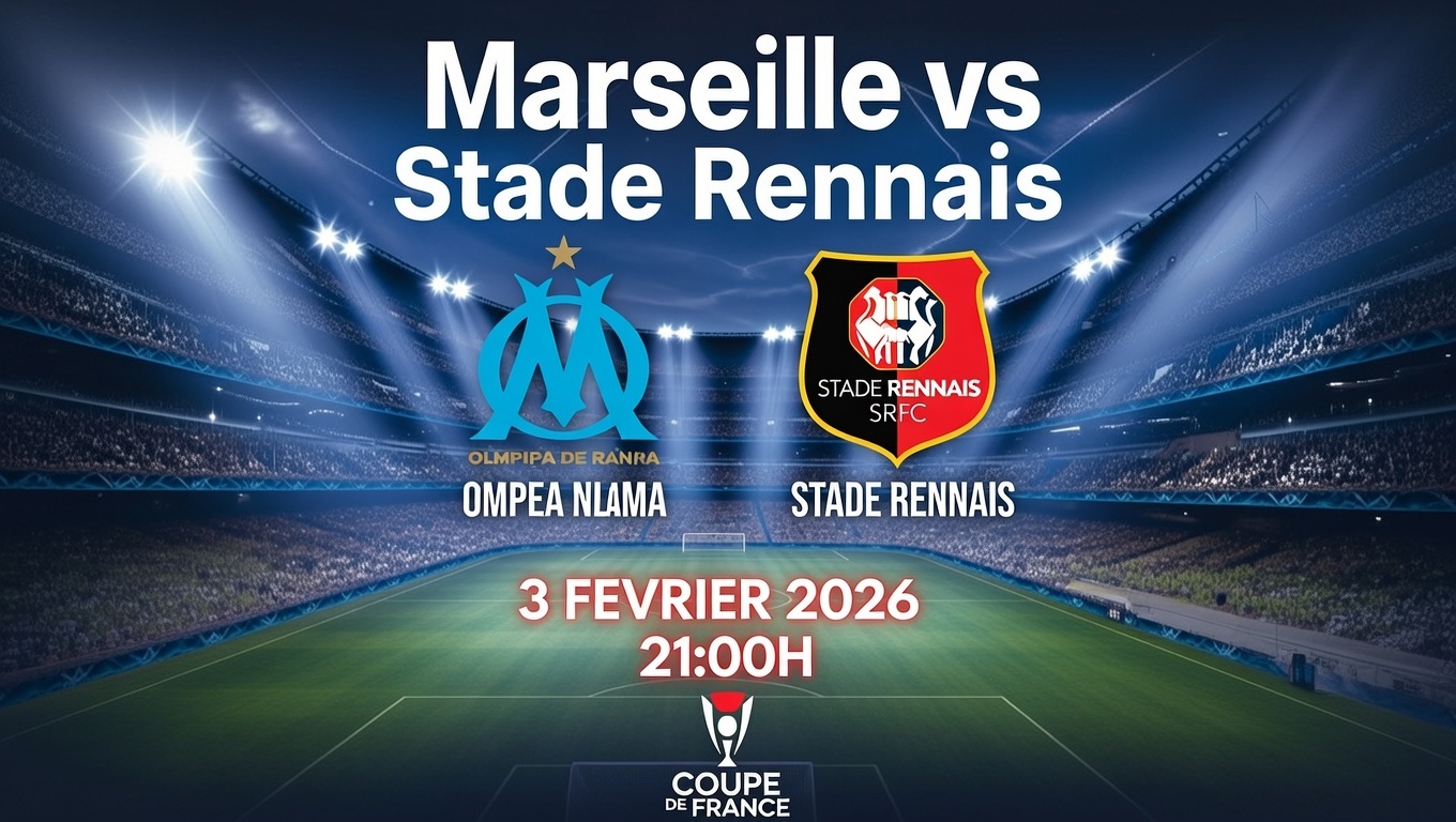 Marseille vs Stade Rennais Pronostico Coupe de France 3 febrero 2026