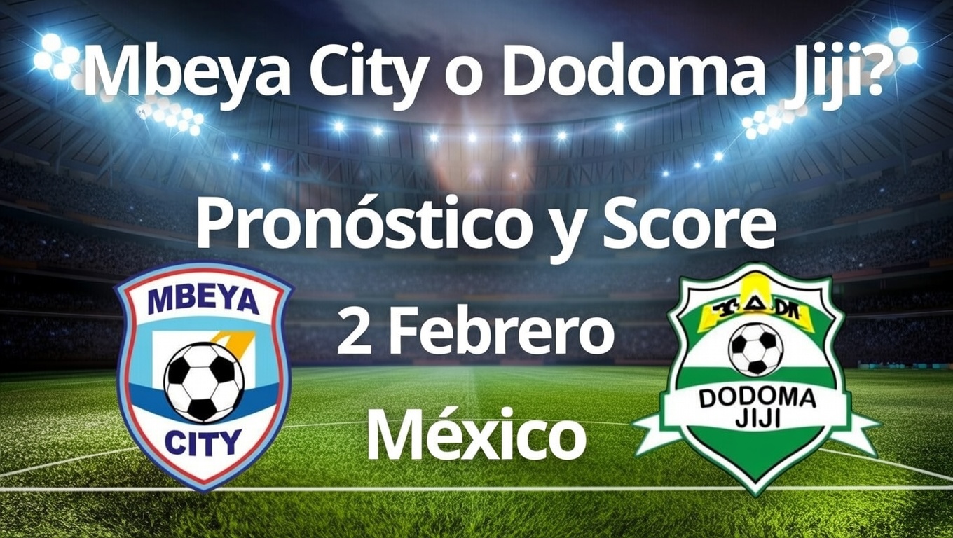 Mbeya City o Dodoma Jiji Pronóstico y Score 2 Febrero México