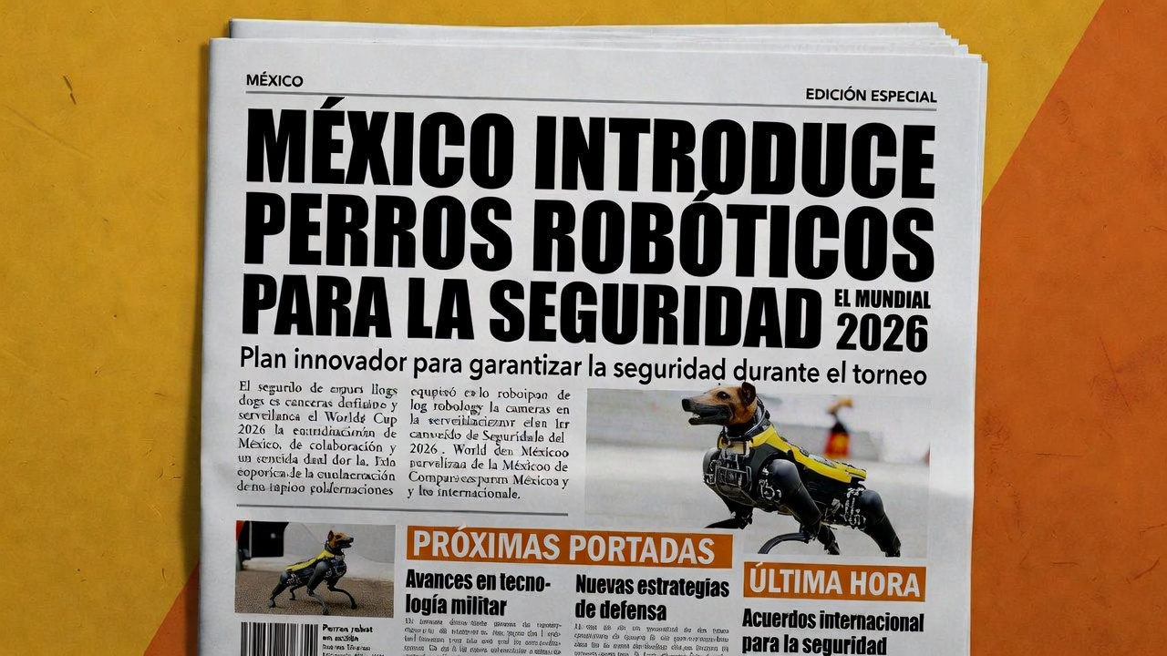 México Introduce Perros Robot para Seguridad en el Mundial 2026 Detalles del Innovador Plan
