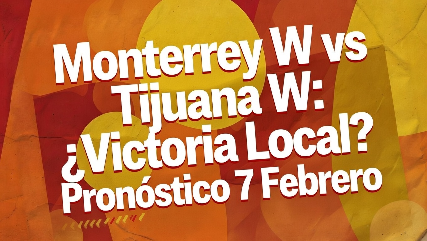Monterrey W vs Tijuana W ¿Victoria Local Pronóstico 7 Febrero
