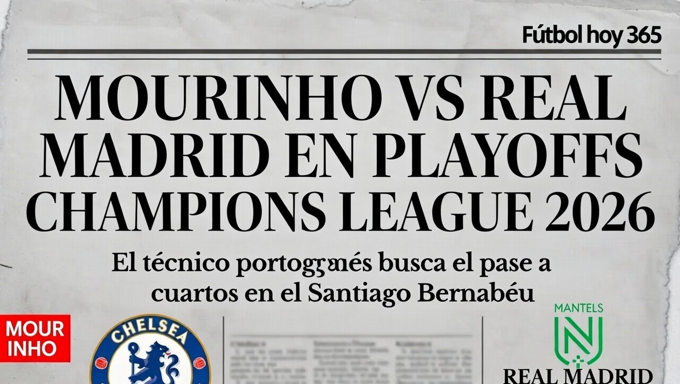 Mourinho vs Real Madrid en Playoffs Champions League 2026