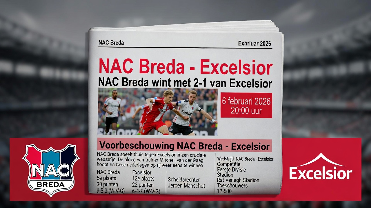 NAC Breda vs Excelsior Pronostico 6 Febrero 2026