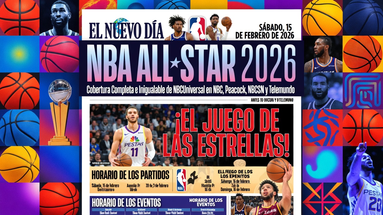 NBA All-Star 2026 Cobertura Completa e Inigualable de NBCUniversal en NBC, Peacock, NBCSN y Telemundo