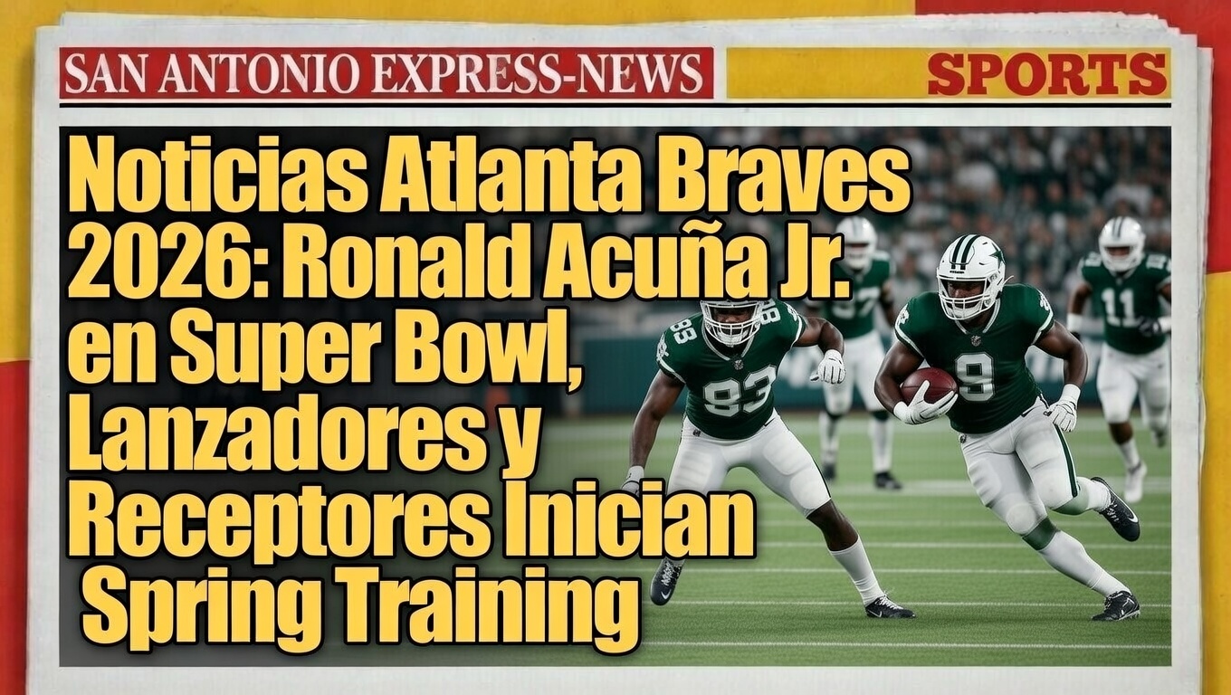 Noticias Atlanta Braves 2026 Ronald Acuña Jr. en Super Bowl, Lanzadores y Receptores Inician Spring Training