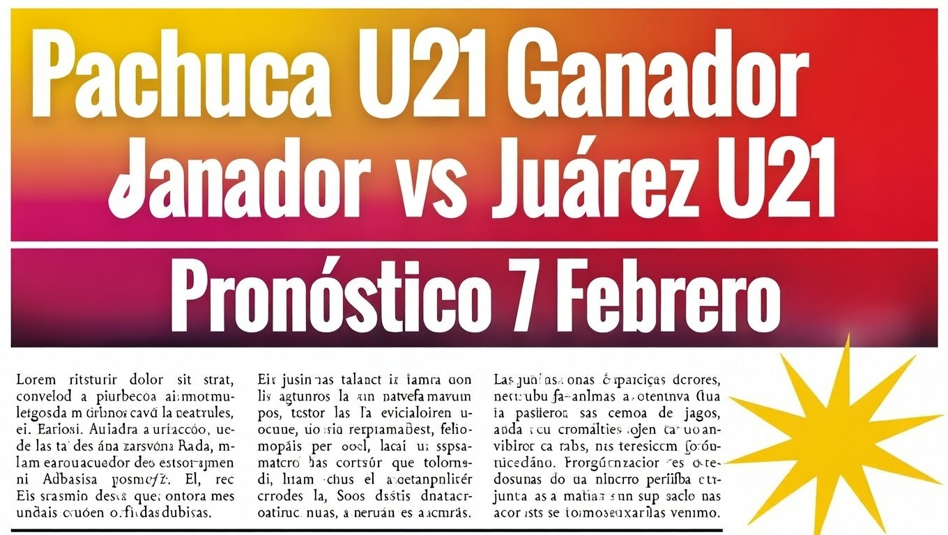 Pachuca U21 Ganador vs Juárez U21 - Pronóstico 7 Febrero
