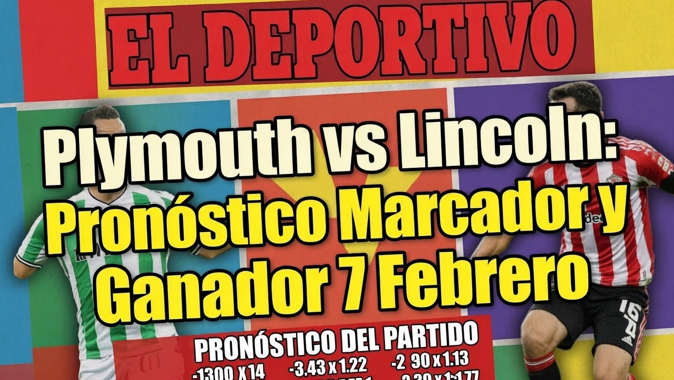 Plymouth vs Lincoln Pronóstico Marcador y Ganador 7 Febrero