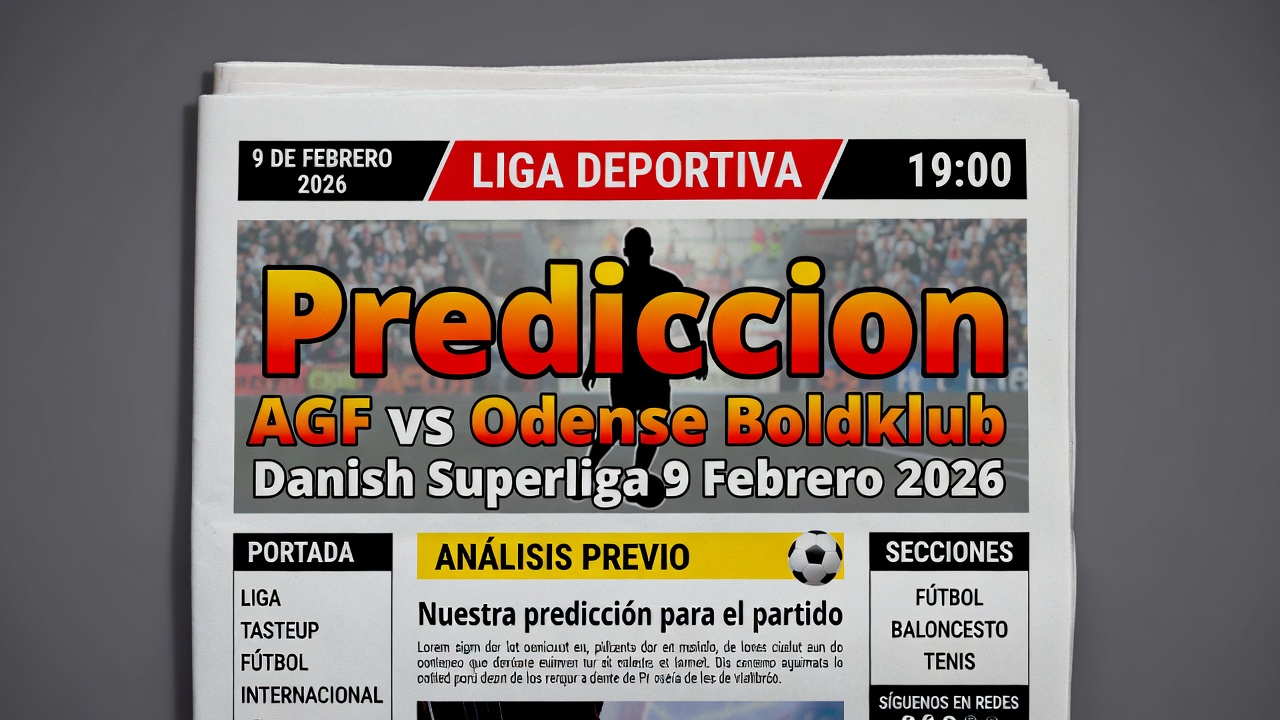 Prediccion AGF vs Odense Boldklub Danish Superliga 9 Febrero 2026