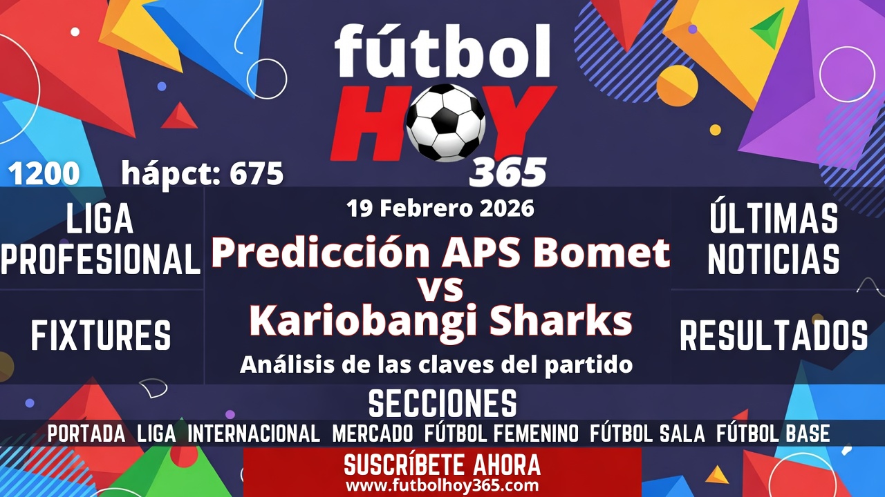 Predicción APS Bomet vs Kariobangi Sharks 19 Febrero 2026