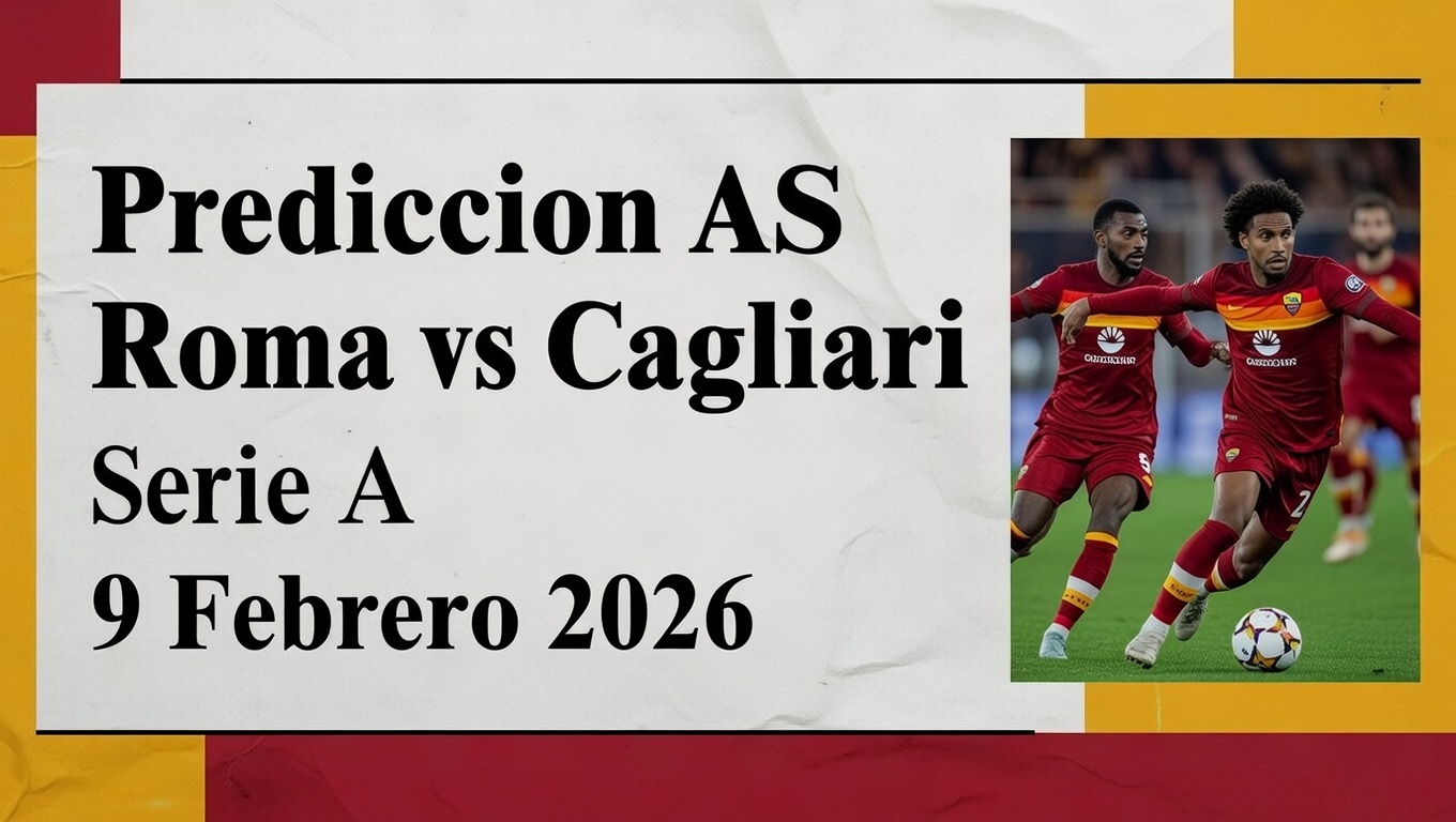 Prediccion AS Roma vs Cagliari Serie A 9 Febrero 2026
