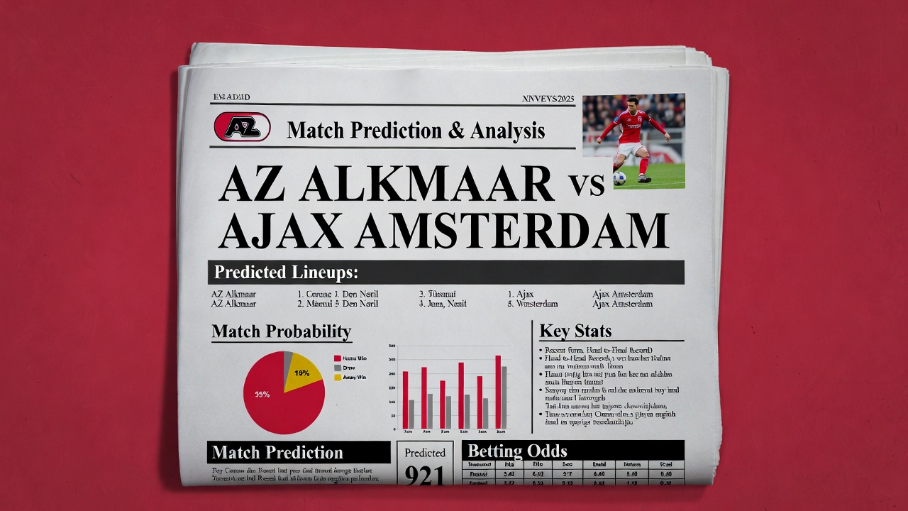 Predicción AZ Alkmaar vs Ajax Eredivisie 8 Febrero 2026