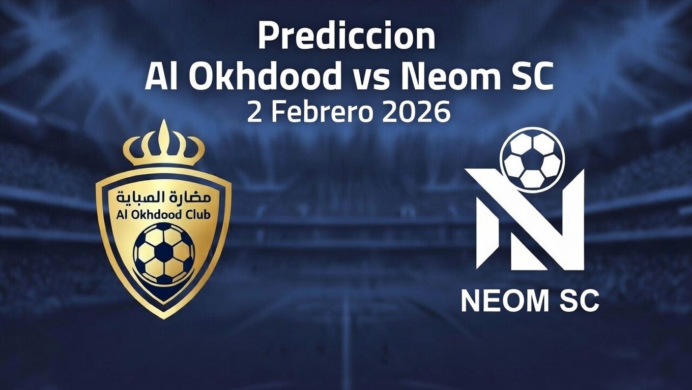Prediccion Al Okhdood vs Neom SC 2 Febrero 2026