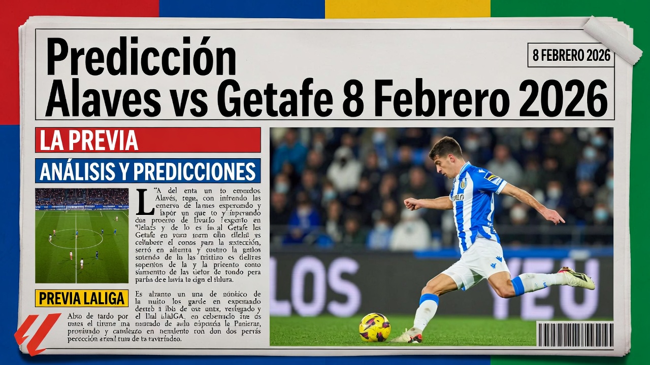 Prediccion Alaves vs Getafe 8 Febrero 2026