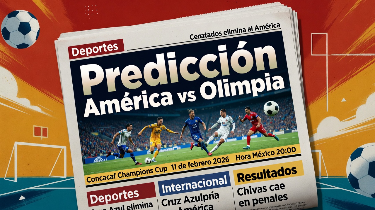 Predicción América vs Olimpia Concacaf Champions Cup 11 febrero 2026