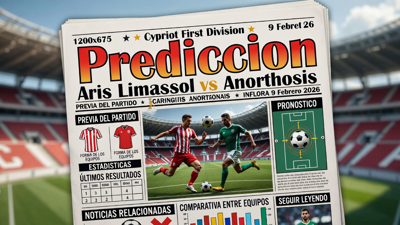Prediccion Aris Limassol vs Anorthosis Cypriot First Division 9 Febrero 2026