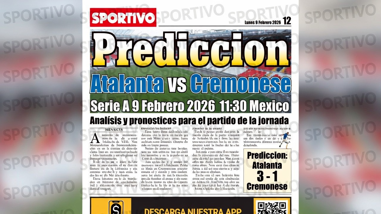 Prediccion Atalanta vs Cremonese Serie A 9 Febrero 2026