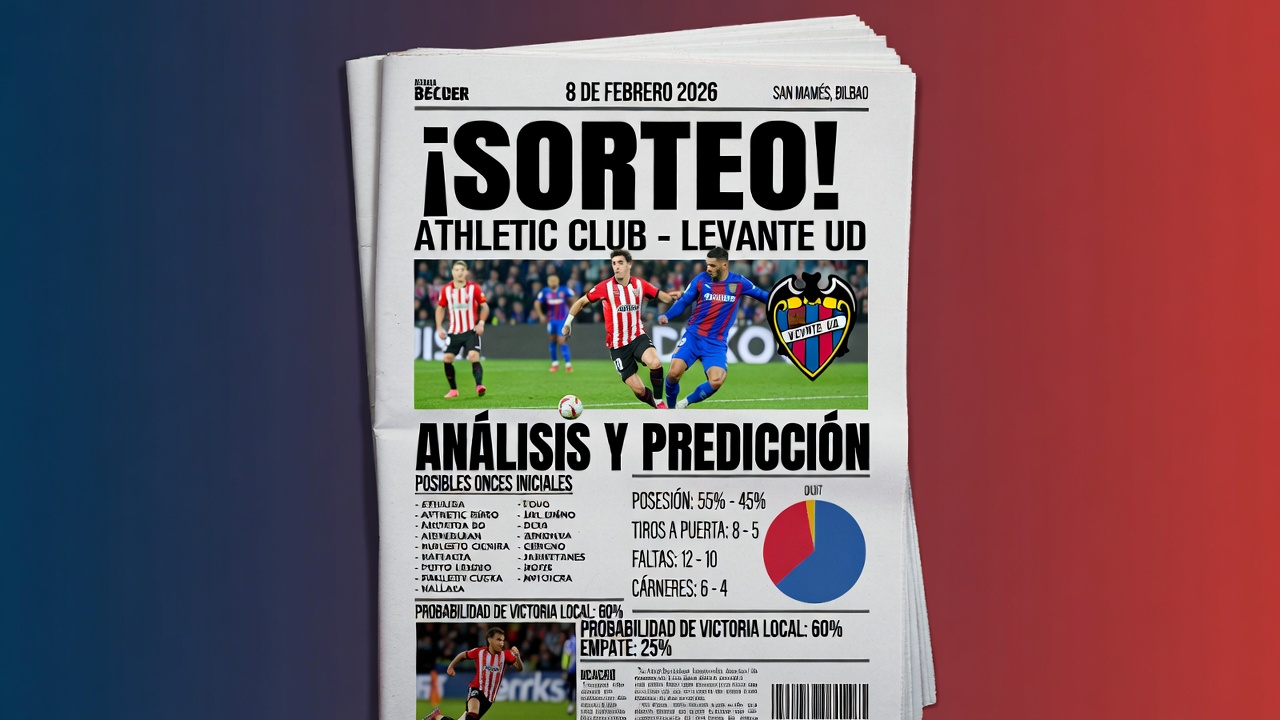 Prediccion Athletic Club vs Levante 8 febrero 2026