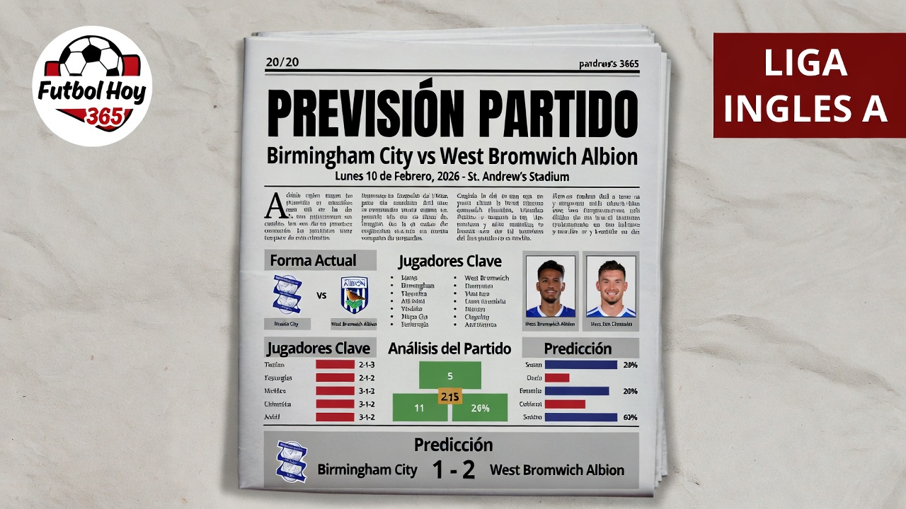 Prediccion Birmingham City vs West Bromwich Albion 10 febrero 2026