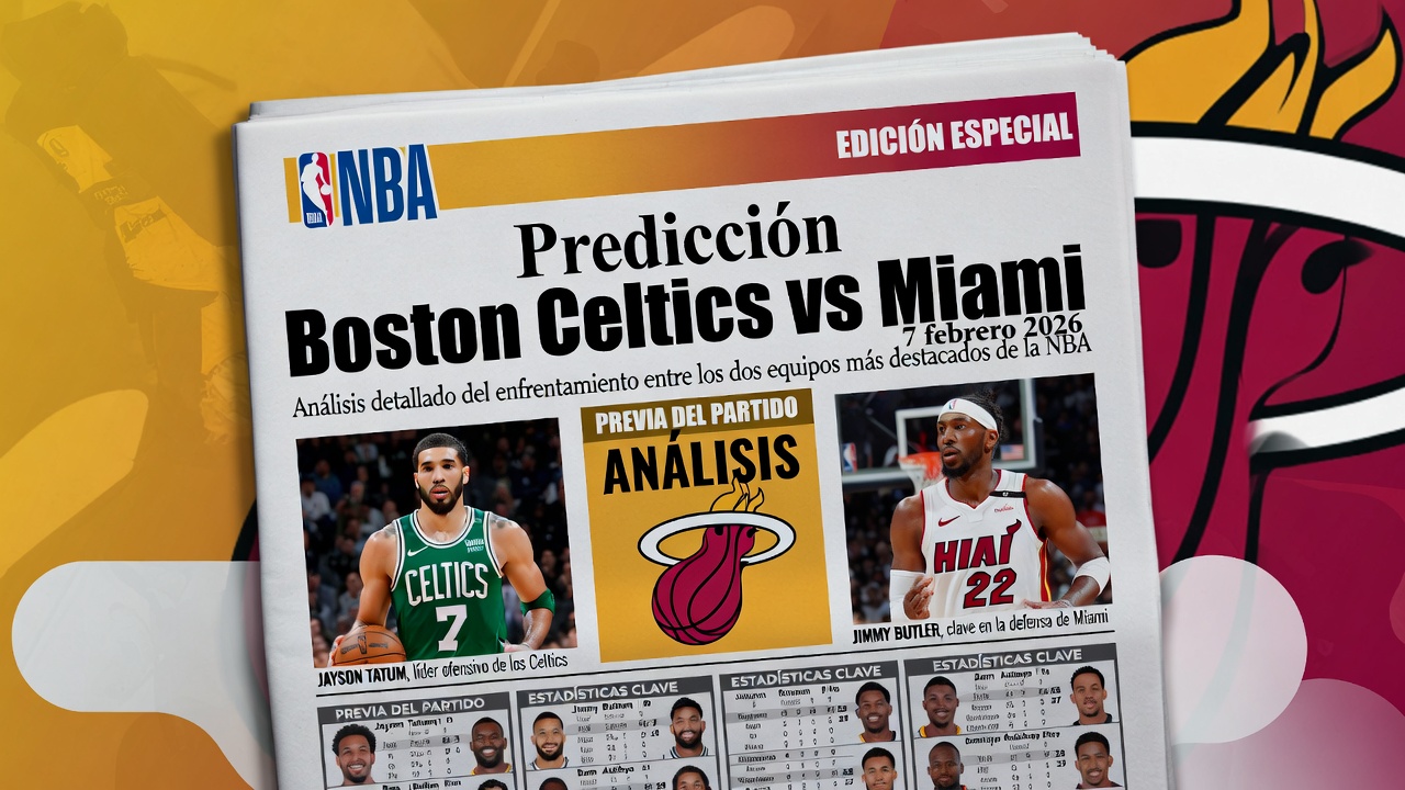 Predicción Boston Celtics vs Miami Heat 7 febrero 2026