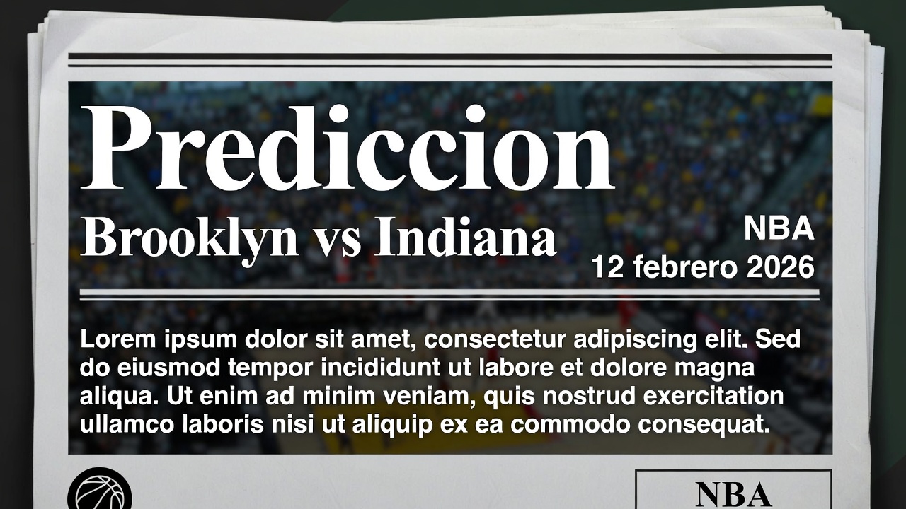 Prediccion Brooklyn vs Indiana NBA 12 febrero 2026