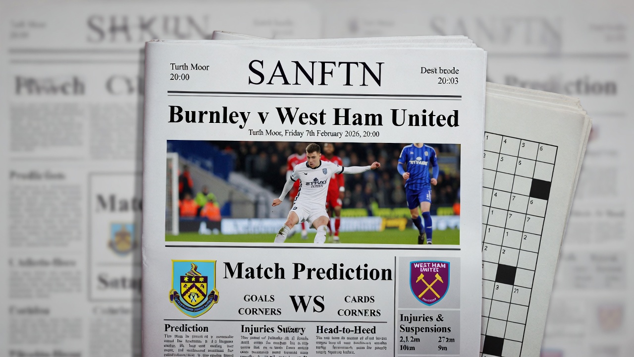 Prediccion Burnley vs West Ham United 7 Febrero 2026