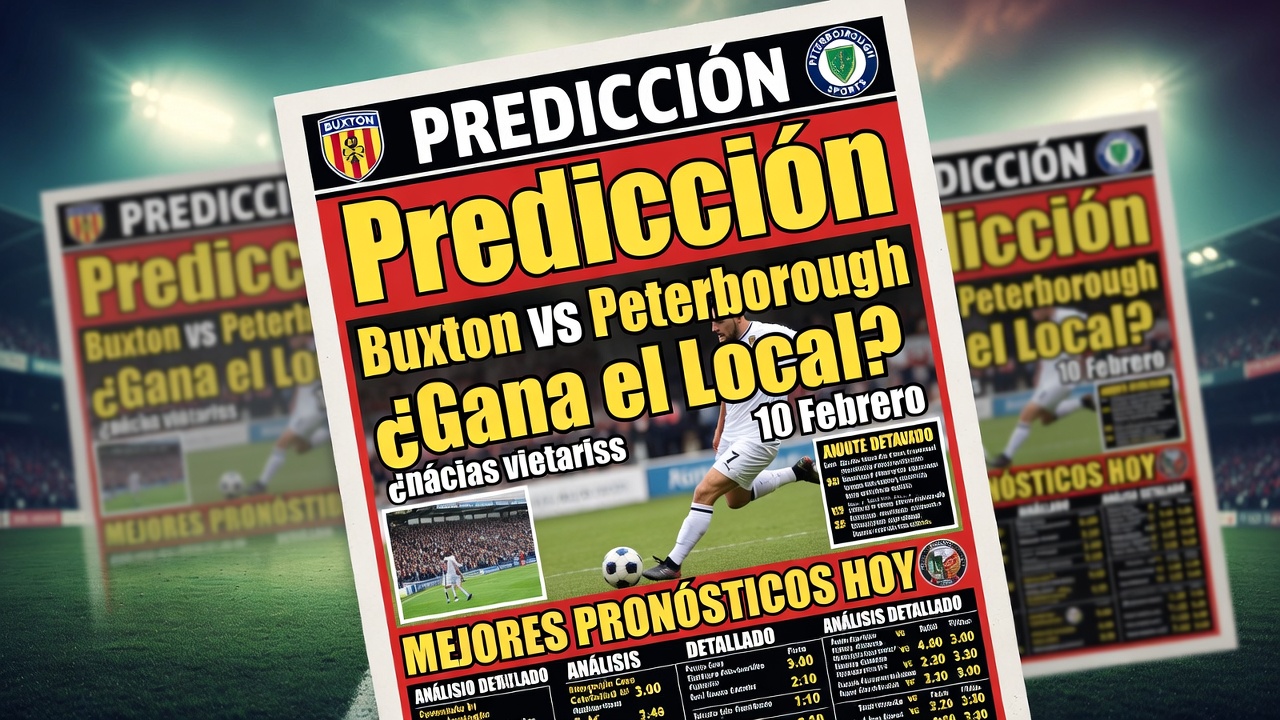Predicción Buxton vs Peterborough Sports - ¿Gana el Local 10 Febrero