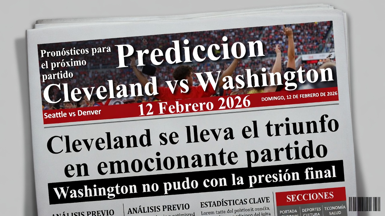 Prediccion Cleveland vs Washington 12 Febrero 2026