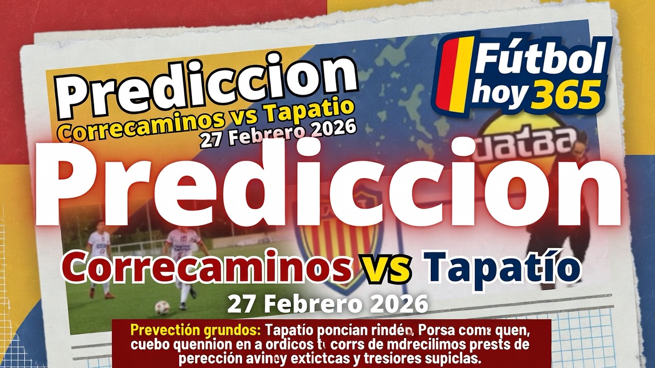 Prediccion Correcaminos vs Tapatio 27 Febrero 2026