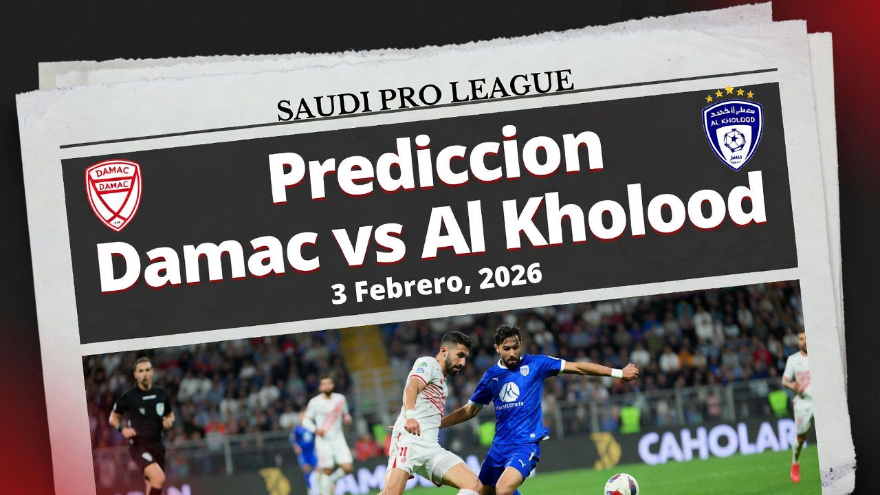 Prediccion Damac vs Al Kholood Saudi Pro League 3 Febrero 202