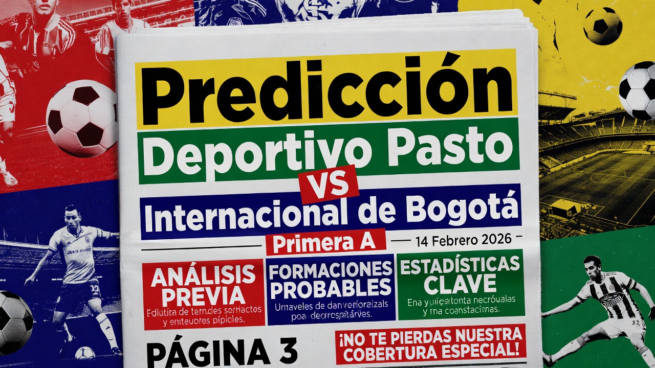 Predicción Deportivo Pasto vs Internacional de Bogotá Primera A 14 Febrero 2026