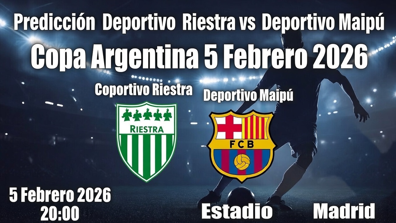 Predicción Deportivo Riestra vs Deportivo Maipú Copa Argentina 5 Febrero 2026