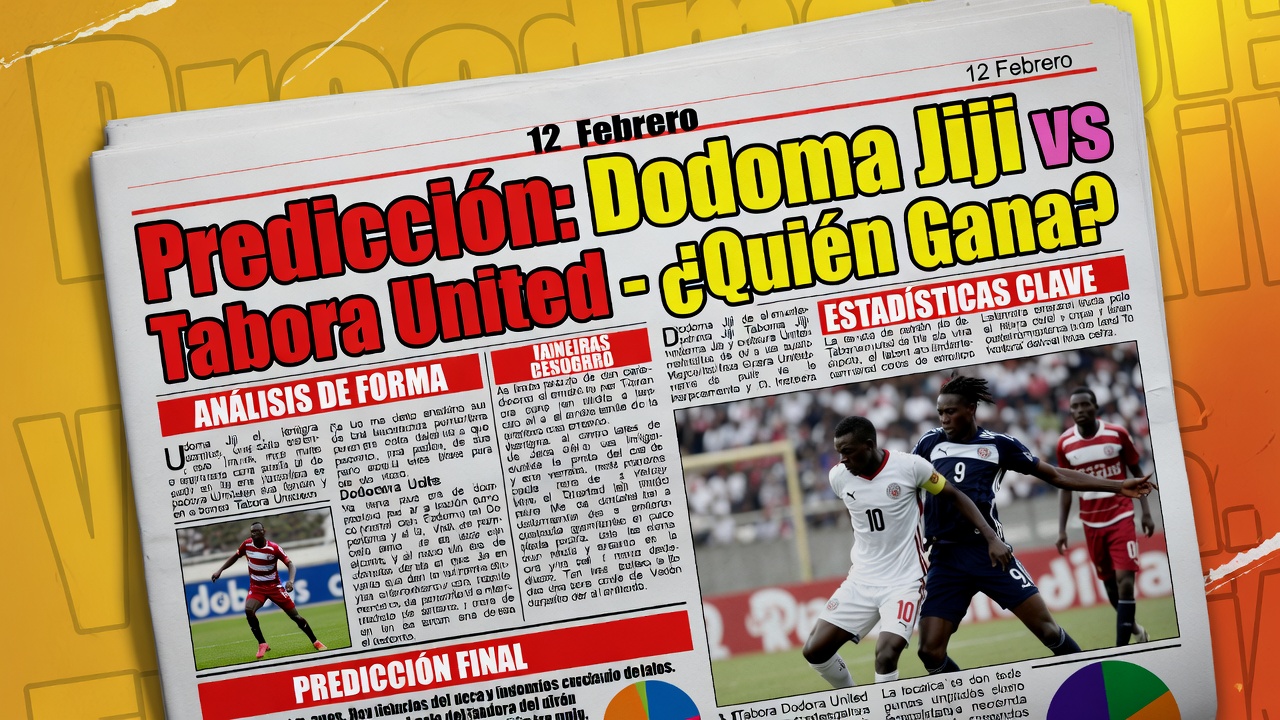Predicción Dodoma Jiji vs Tabora United - ¿Quién Gana 12 Febrero