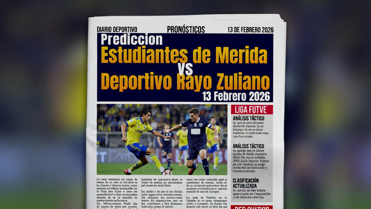 Prediccion Estudiantes de Merida vs Deportivo Rayo Zuliano 13 Febrero 2026