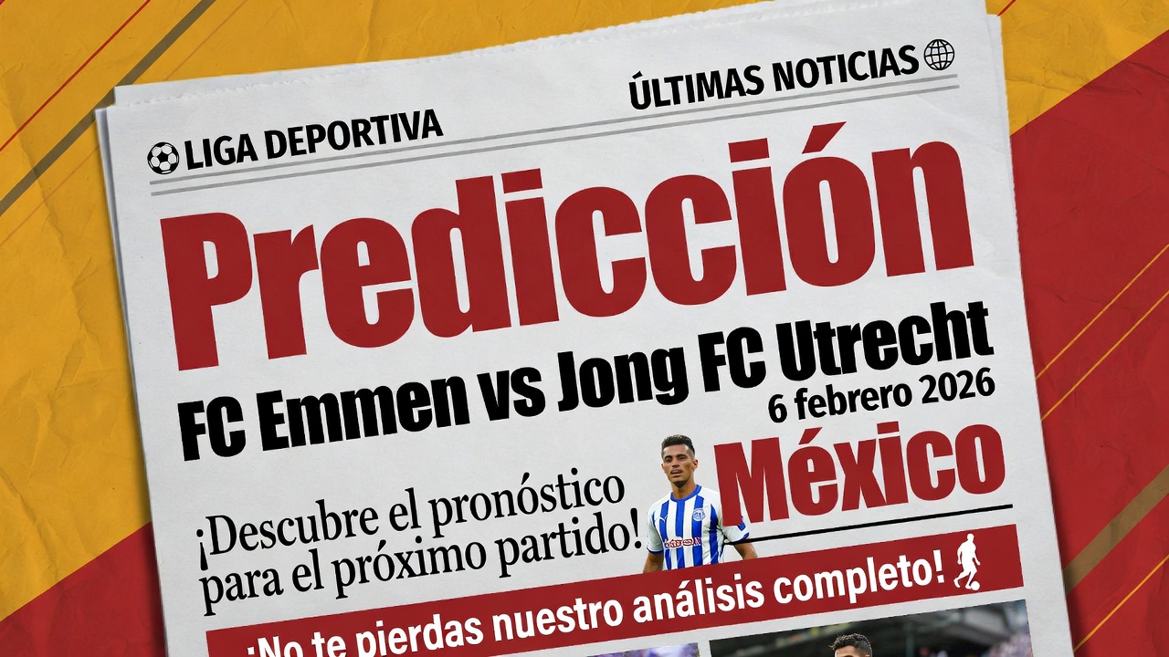 Predicción FC Emmen vs Jong FC Utrecht 6 febrero 2026
