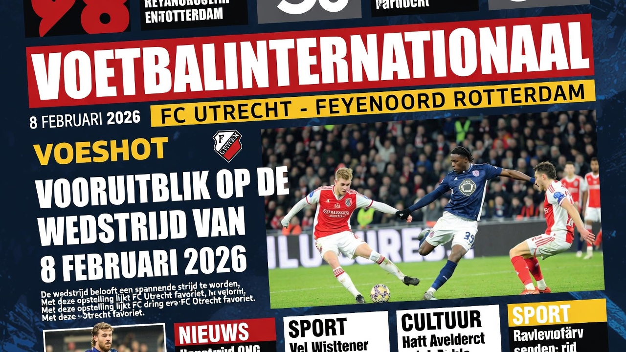 Prediccion FC Utrecht vs Feyenoord Rotterdam 8 febrero 2026