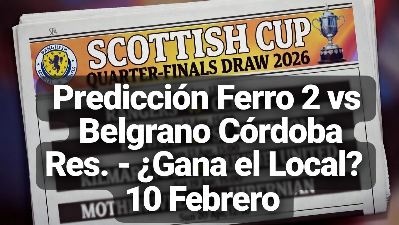 Predicción Ferro 2 vs Belgrano Córdoba Res. - ¿Gana el Local 10 Febrero