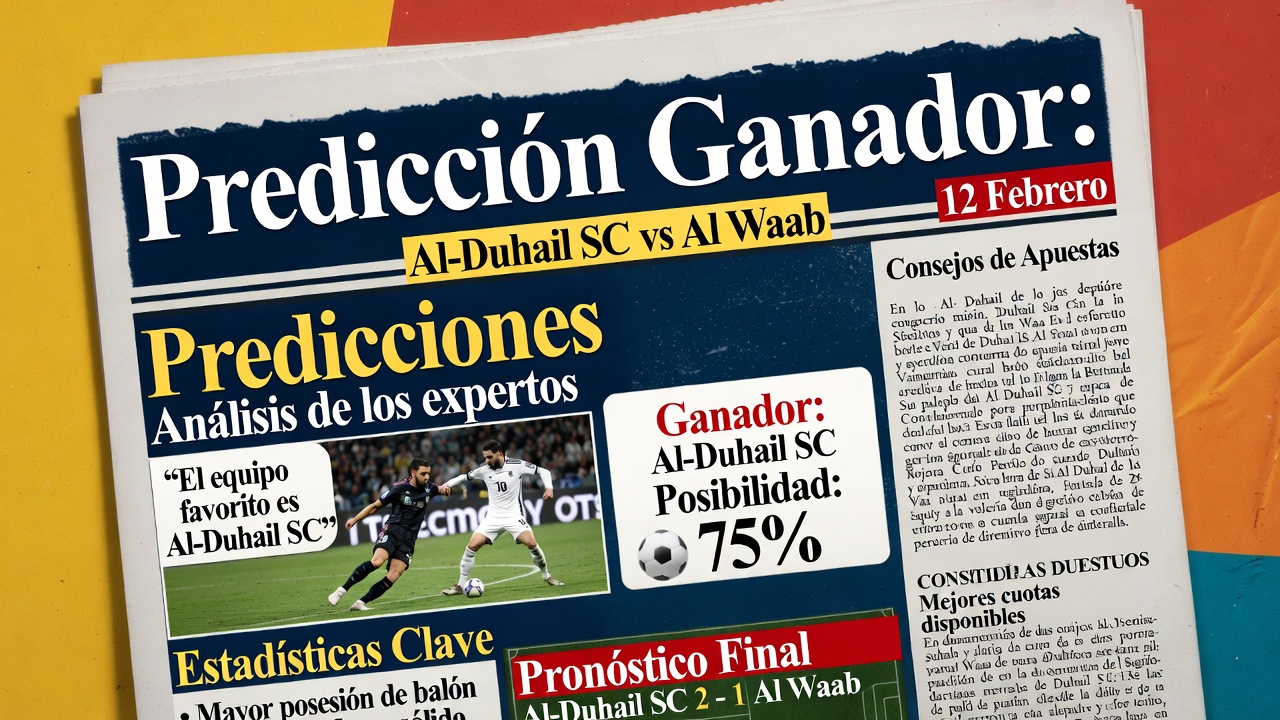 Predicción Ganador Al-Duhail SC vs Al Waab 12 Febrero