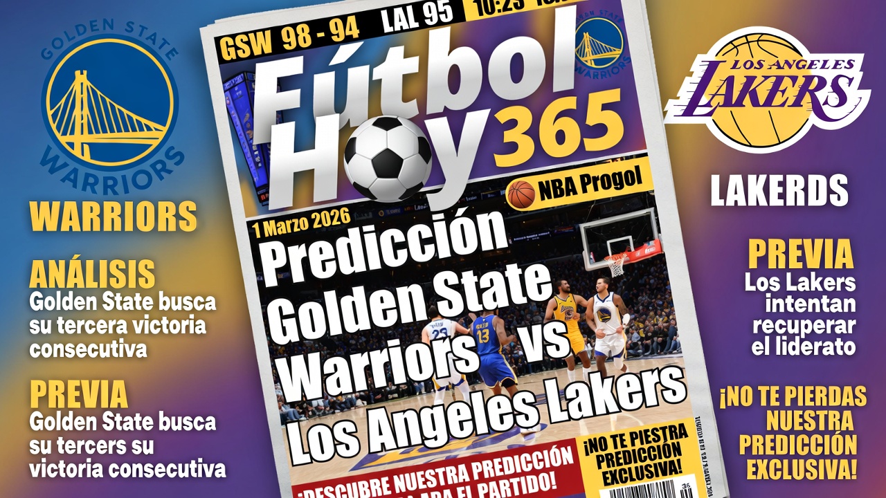 Prediccion Golden State Warriors vs Los Angeles Lakers 1 Marzo 2026