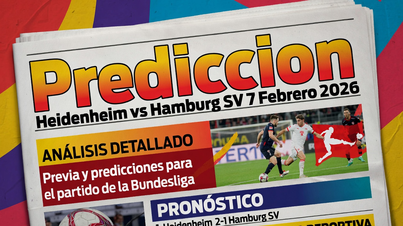 Prediccion Heidenheim vs Hamburg SV 7 Febrero 2026