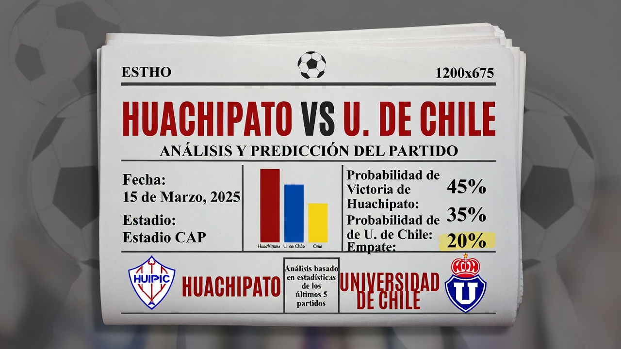 Predicción Huachipato vs Universidad de Chile Primera División 8 Febrero 2026