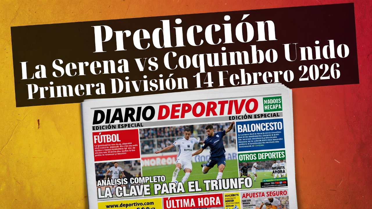 Predicción La Serena vs Coquimbo Unido Primera División 14 Febrero 2026