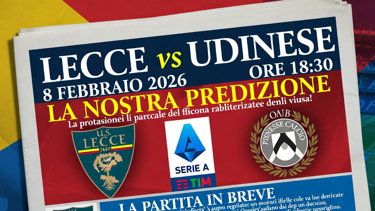 Prediccion Lecce vs Udinese 8 febrero 2026