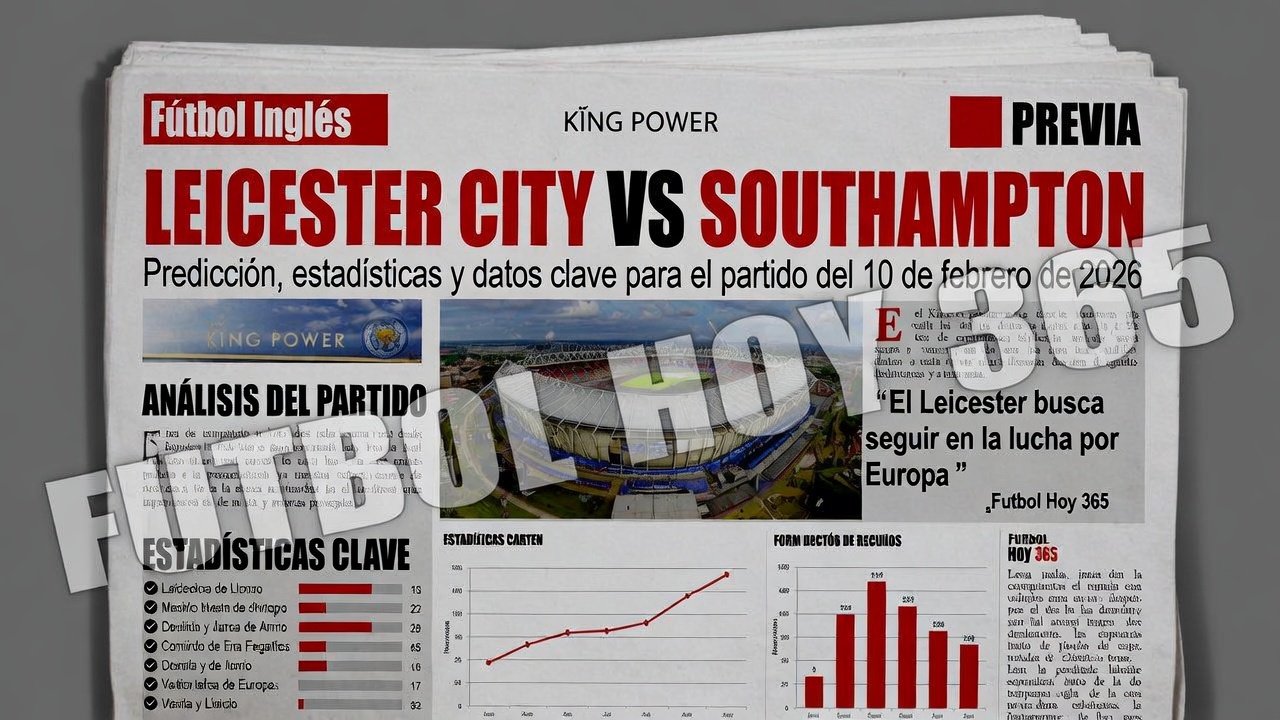 Prediccion Leicester City vs Southampton 10 febrero 2026