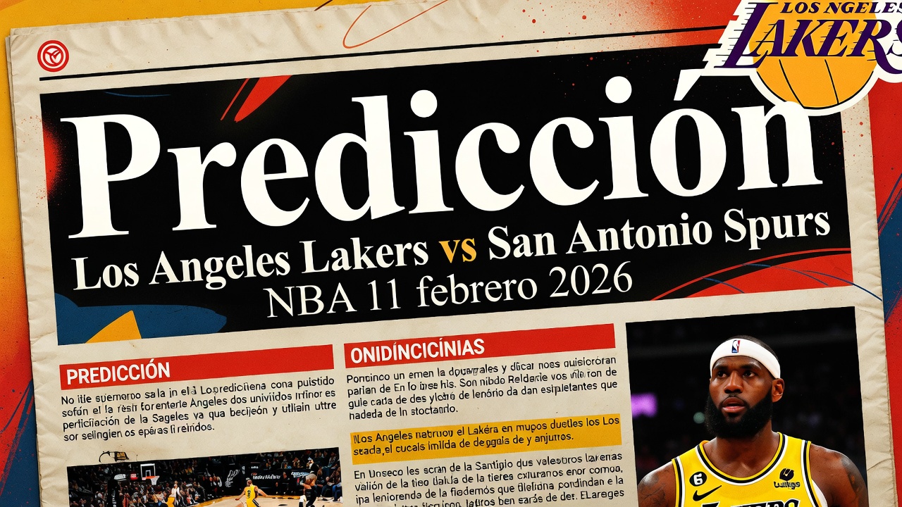 Predicción Los Angeles Lakers vs San Antonio Spurs NBA 11 febrero 2026
