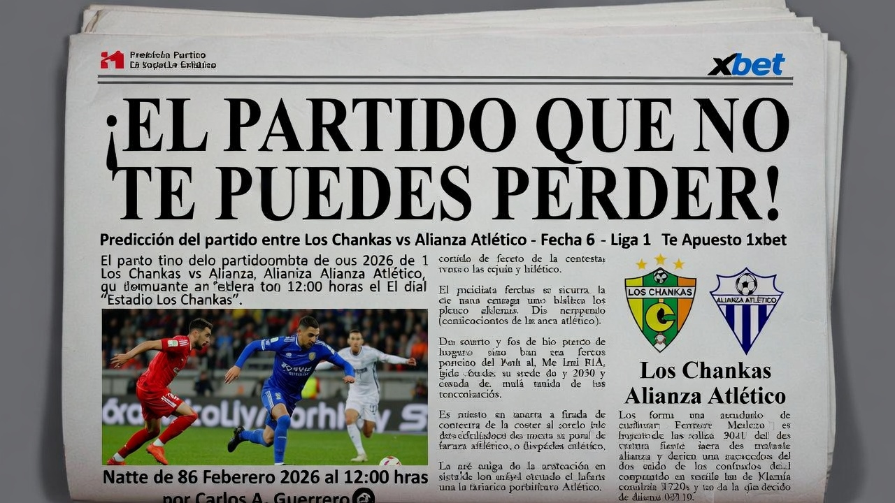 Prediccion Los Chankas vs Alianza Atlético 8 febrero 2026